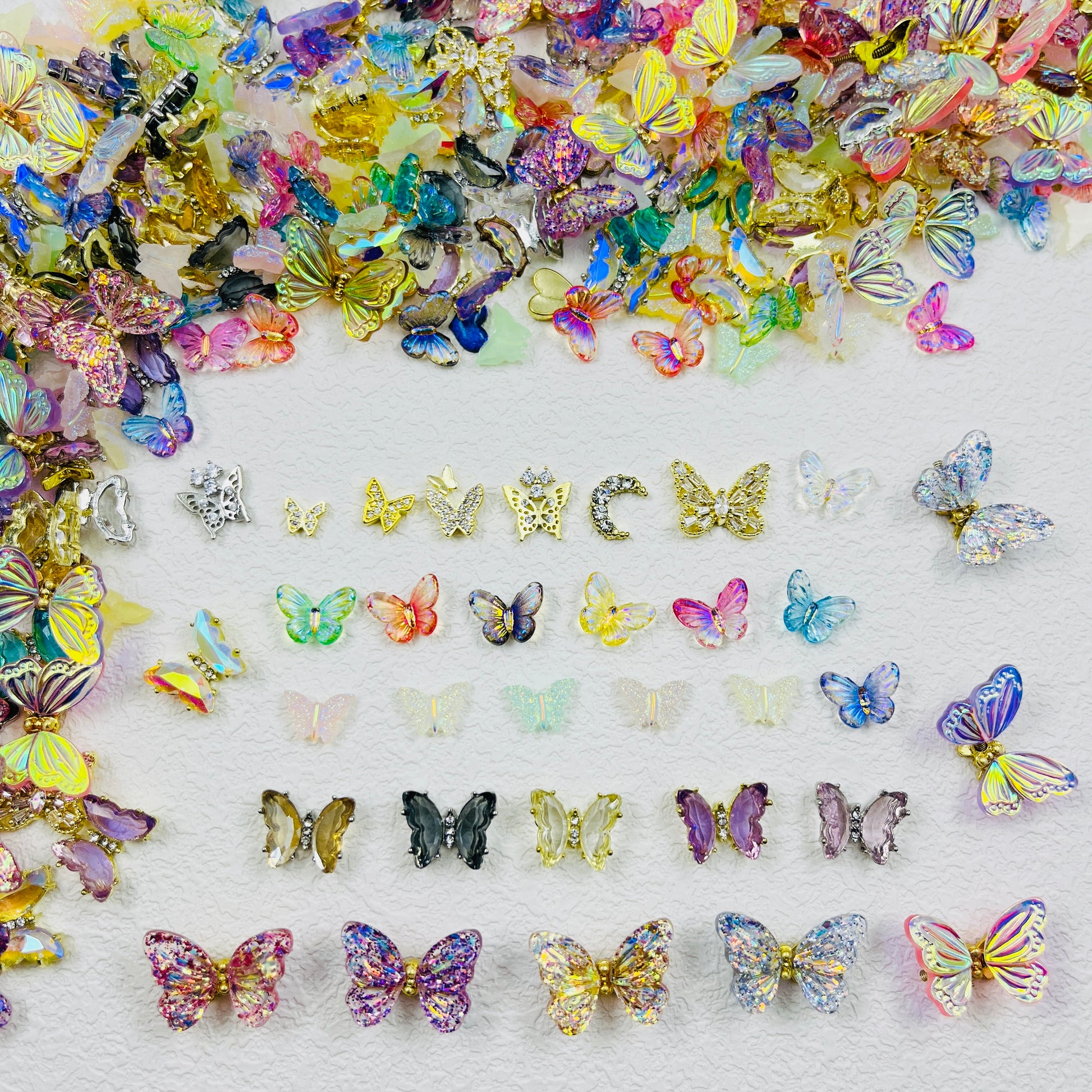 Multicolor Butterfly Dangle Nail Charms For DIY Butterfly Jewelry Making  Handmade Alloy Pendants For Shoes, Necklaces, And Bracelets From Santi,  $0.18